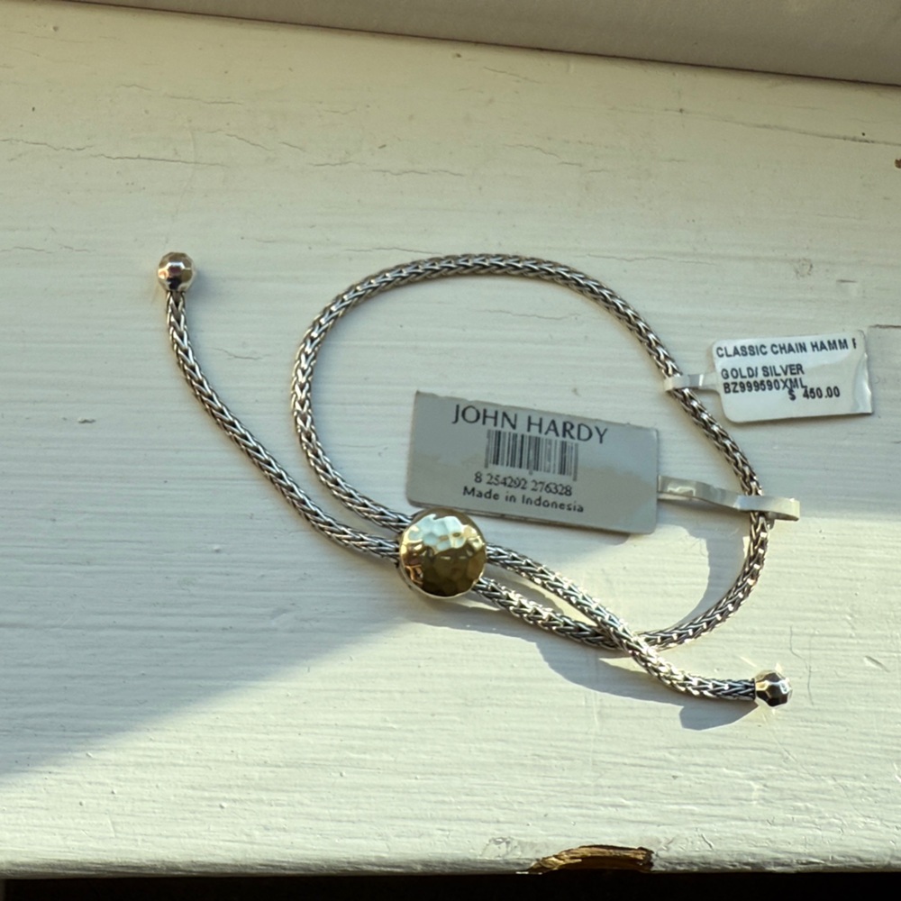 John Hardy Silver Bracelet with Gold